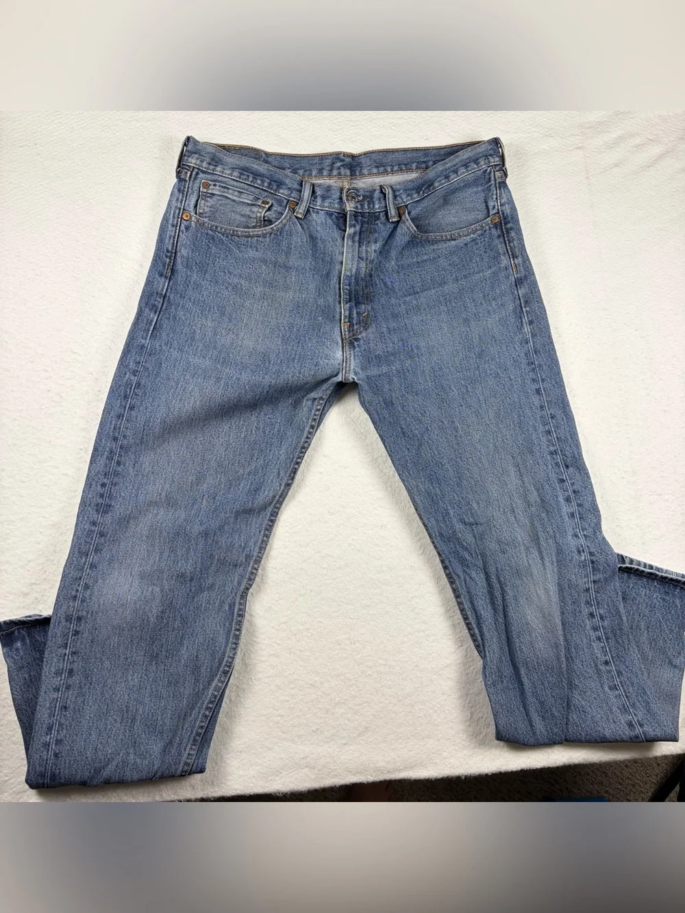 Levi's‎ 505 Men's Medium Blue Straight-Leg Jeans